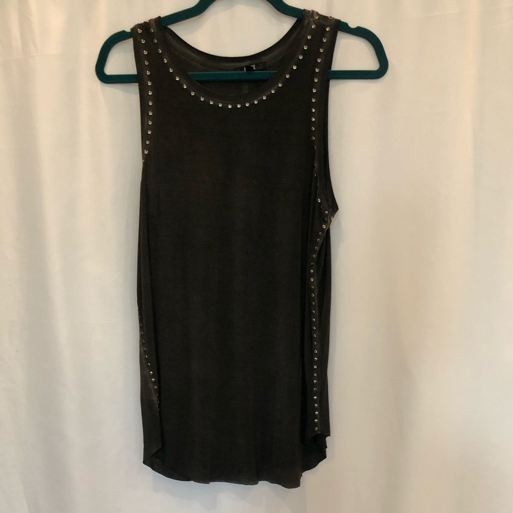 Vintage black, medium, sleeveless, PAIGE, blouse